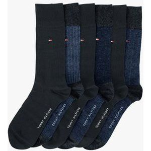 Giftbox navy sokken - 6 paar