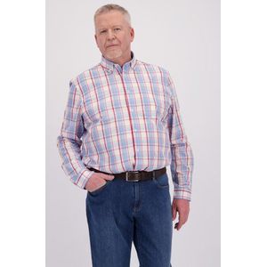 Lichtblauw geruit hemd - Comfort fit