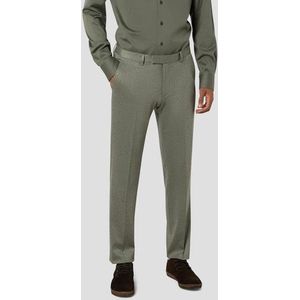 Groene gemêleerde kostuumbroek