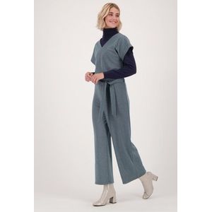 Groen-wit gestreepte jumpsuit
