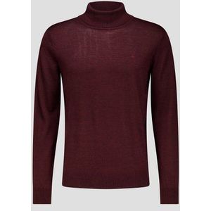 Bordeaux trui met rolkraag
