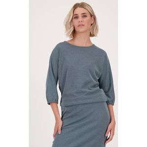 Groen gestreept T-shirt met 3/4 mouwen
