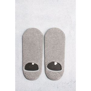 Grijze footies - 2 paar
