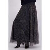 More & More - Maxirok - Geplooide Look - Elastische Band