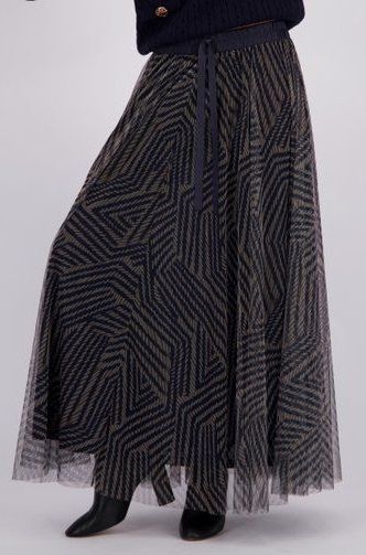 More & More - Maxirok - Geplooide Look - Elastische Band