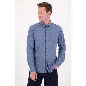 Blauw hemd - regular fit