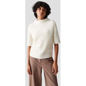 Witte trui met korte mouwen