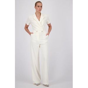 Ivoorwitte jumpsuit