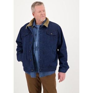Donkerblauwe jeansvest