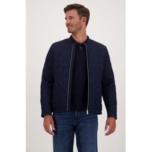 Navyblauwe jas licht gewatteerde jas