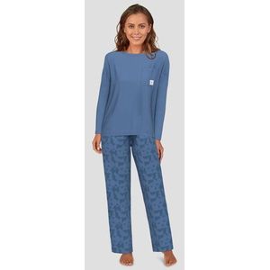 Blauwe pyjamaset
