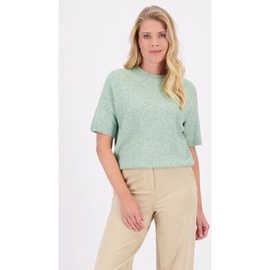 Lichtgroene trui met korte mouwen