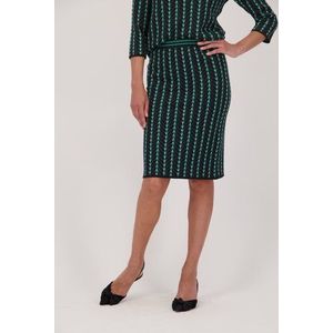 Groene rok in fijn tricot