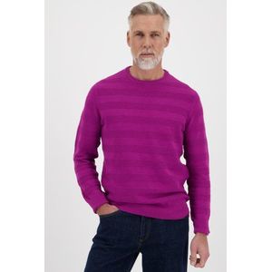 Fijne paars-roze trui met ribbels