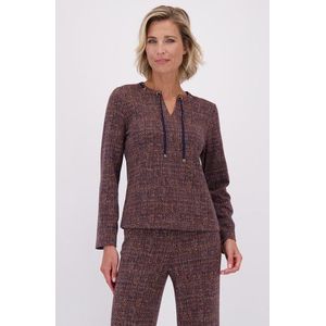 Bruin T-shirt met print