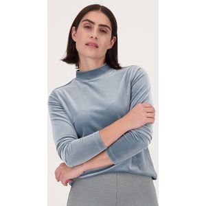 Souspull in grijsblauw velvet