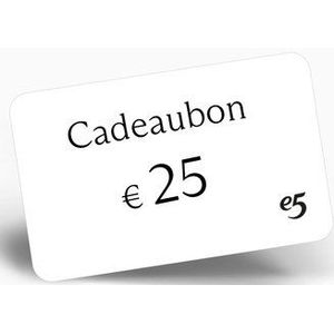 Cadeaubon 25 euro