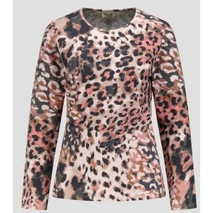 T-shirt met panterprint