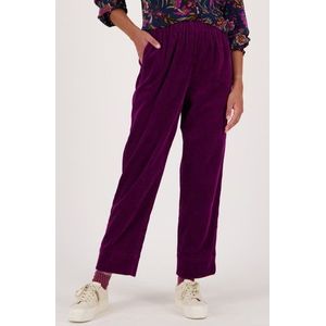 Paarse corduroy broek