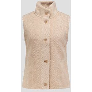 Beige mouwloos vestje