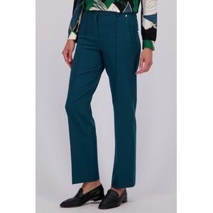 Lange donkergroene broek