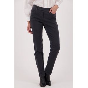 Grijze stretchbroek met elastische tailleband