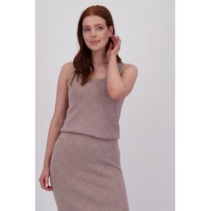 Paars-groene tricot top met glitter