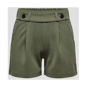 Kaki short met elastische taille