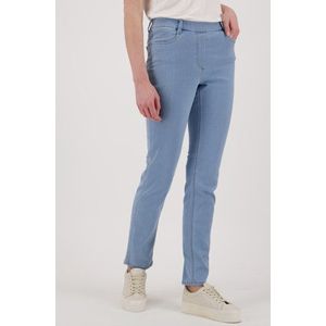 Lichtblauwe jeans met elastische taille - slim fit