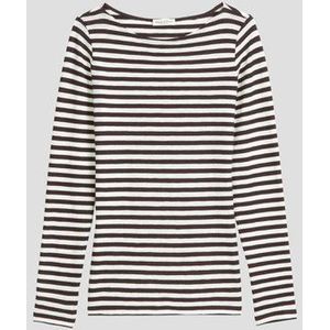 Zwart-wit gestreept T-shirt