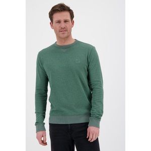 Groene sweater met ronde hals