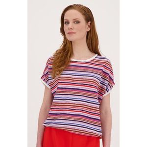 Kleurrijk gestreept truitje - linnen