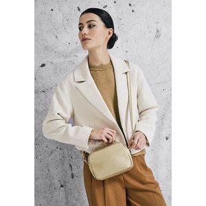 Ecru vestje in bouclé