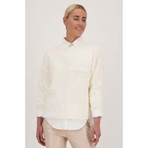 Ecru trui in steekmix - Louise x Tine