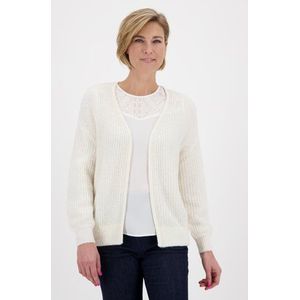 Ecru gebreide cardigan