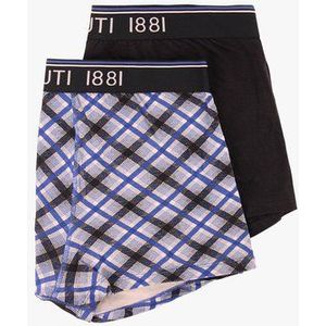 Zwarte & geprinte boxershort - 2 stuks