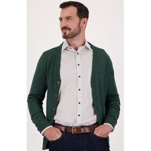 Donkergroene fijne cardigan