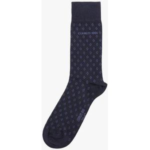 Blauwe sokken met print