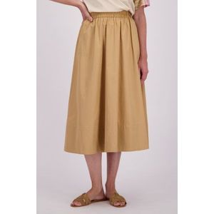 Beige-bruine midirok