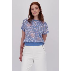 Libelle - Trui - Lichtblauw - Korte Mouwen