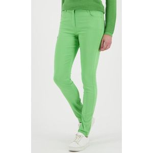 Gekleurde stretchbroek - felgroen