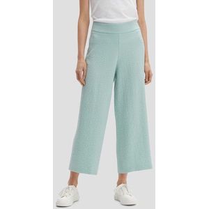 Wijde groenblauwe broek