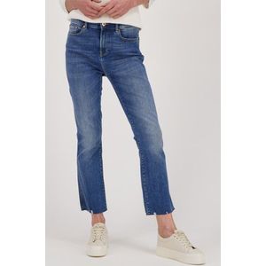 Donkerblauwe jeans - Fanny - Slim cropped fit
