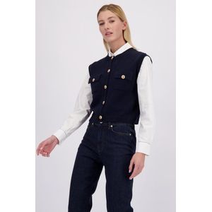 More & More - Mouwloos Vest - Dames - Met Borstzakken