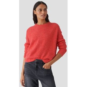 Opus - Gebreide Trui - Rood - Wol en Mohair