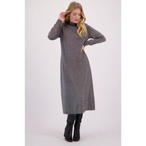 Lang grijs glitterend kleedje