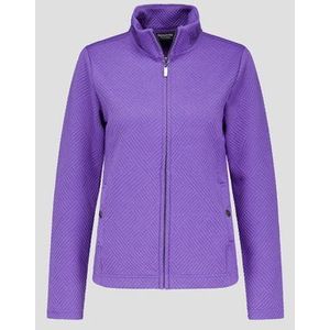 Paarse vest met structuur