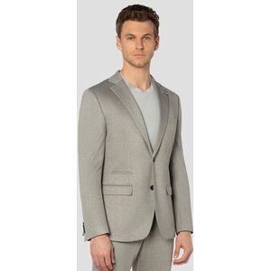 Grijsbeige gemêleerde kostuumvest