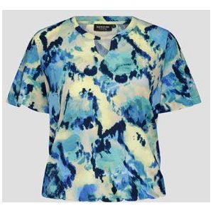 T-shirt met tie-dye print