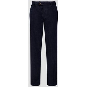 Navy geribde chino - Louisiana - Regular fit